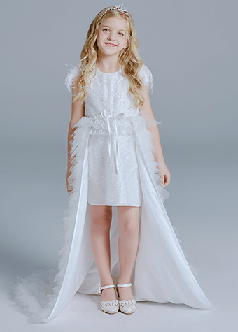 Supply transparent dress fashion show white floral maxi dress